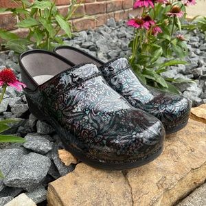 Dansko LT Clogs, Henna Floral